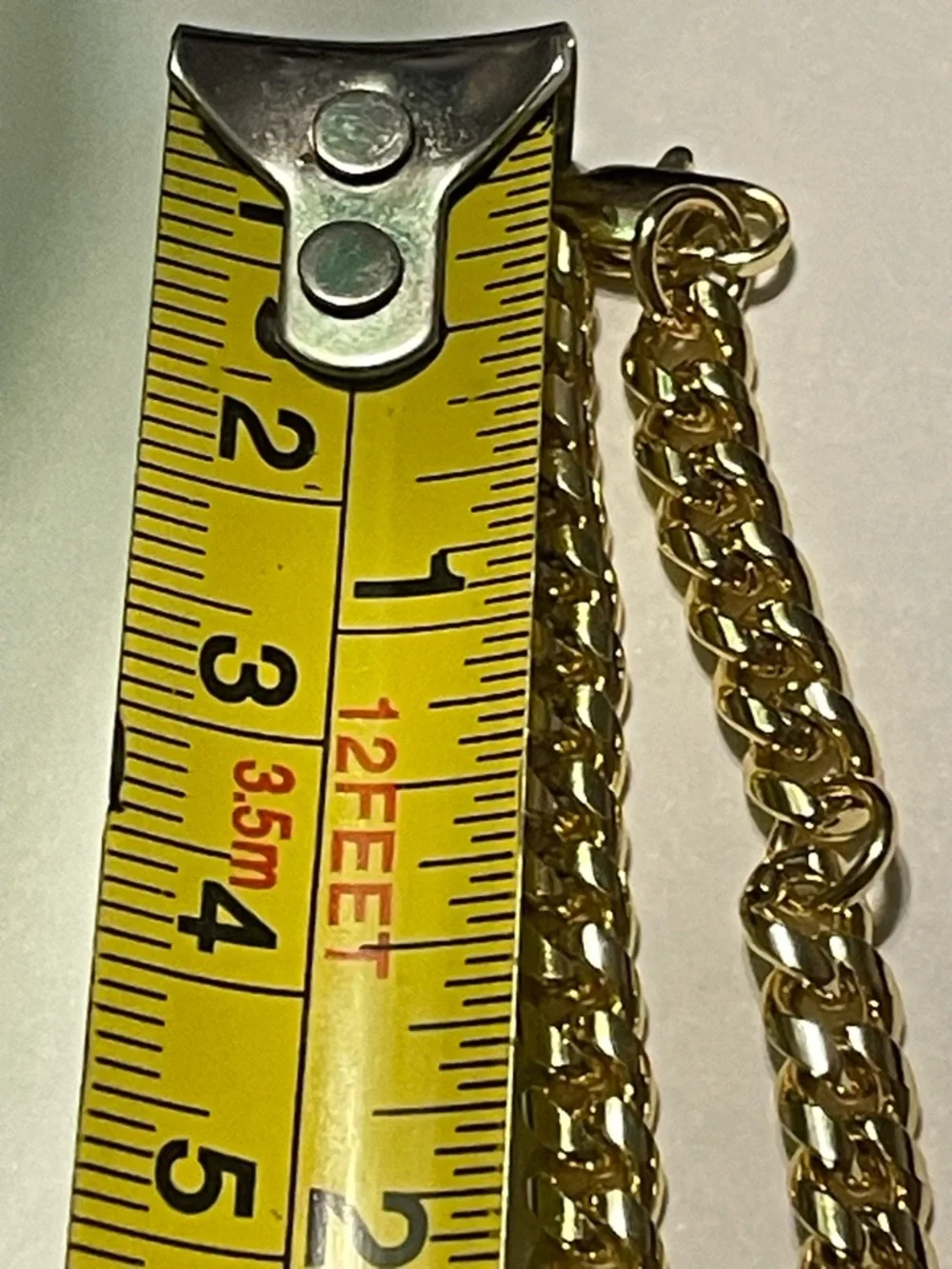 Gold Tone Chain Necklace #7577